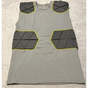 Champro Sports Tri-Flex Padded Compression Shirt Mens XL Gray Tank Top